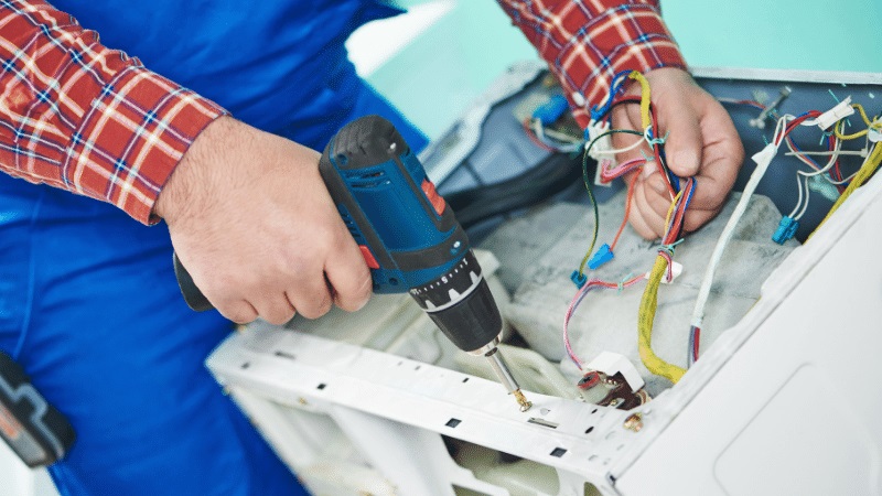 Keçiören Bosch Bosch çamaşır makinesi kart tamiri – Su almama arızası orijinal parça ile giderildi. - Teknik servis örneği